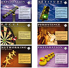 Job Search Pointers Laminted Poster Set - 6 Posters